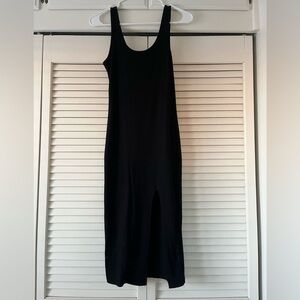 Black Midi Bodycon Dress